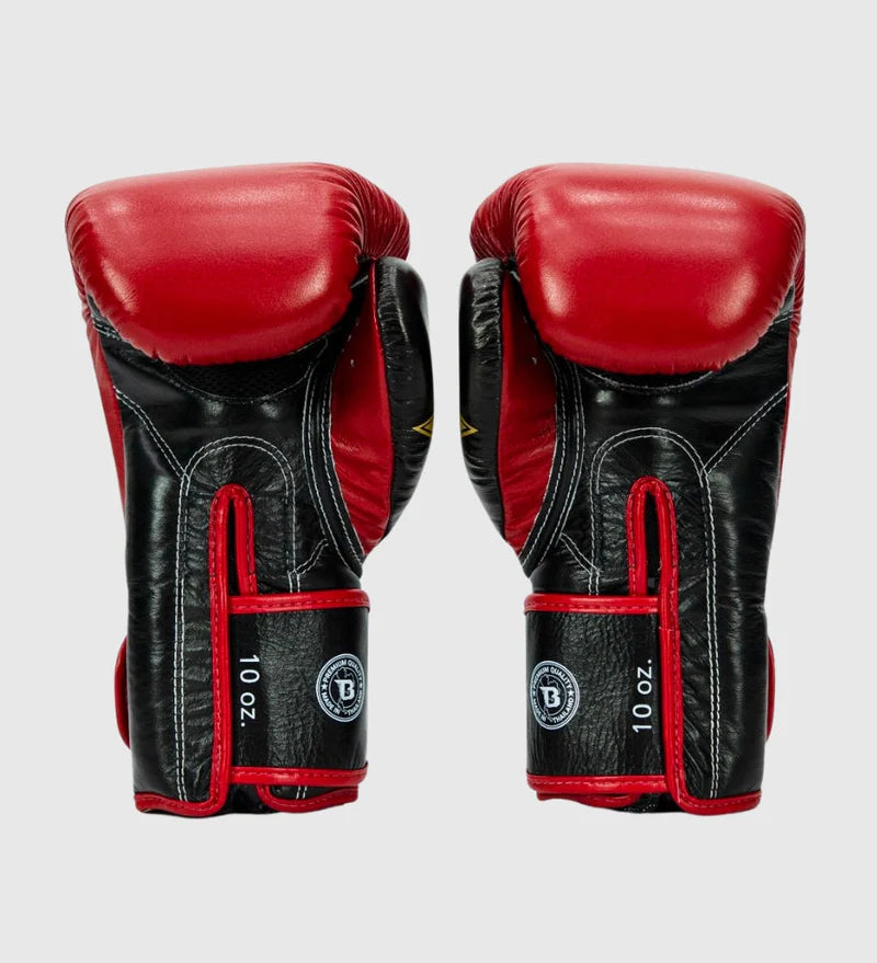 Fairtex bokshandschoenen - Rood/Goud/Zwart