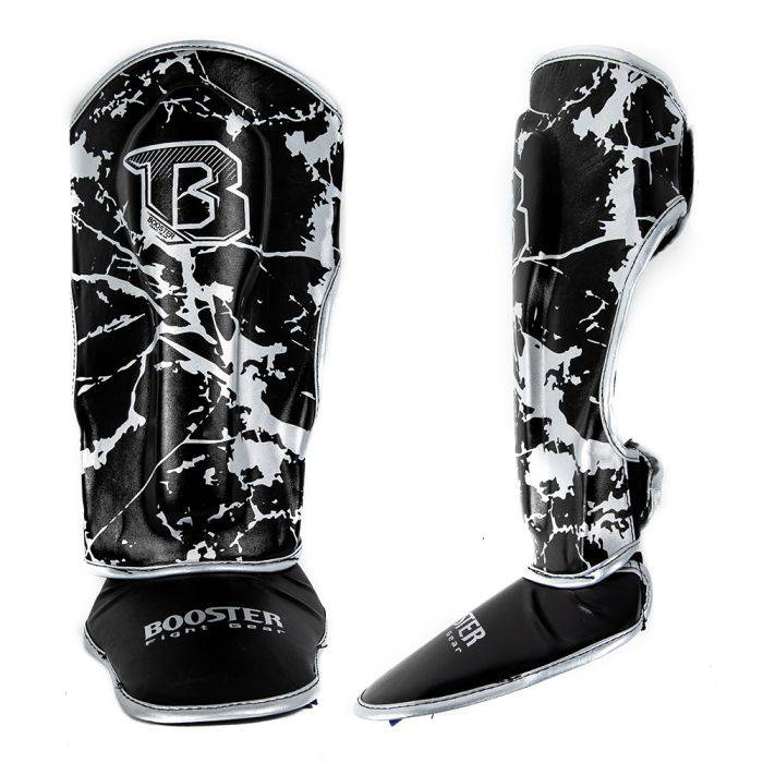 Booster Kids scheenbeschermer - marble/zilver