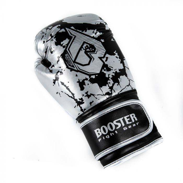 Booster Kids bokshandschoen - marble/zilver