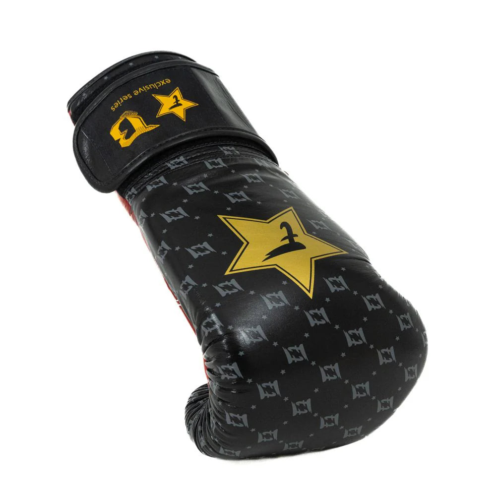 Fairtex x Booster Star bokshandschoenen - zwart/rood