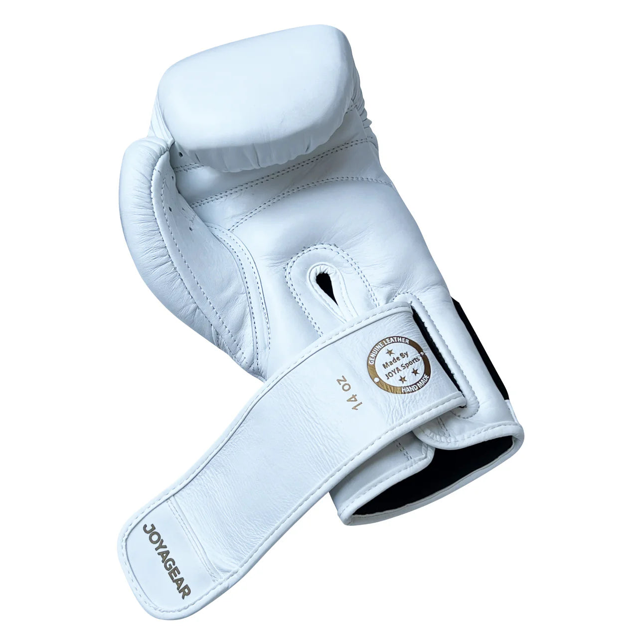 Joya Falcon Kickbokshandschoen - wit/goud.