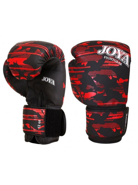 Joya Camo V2 Kickboxing Gloves black-Red