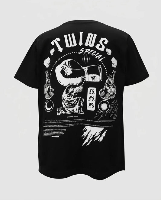 Twins T-Shirt 'TT2' - Zwart