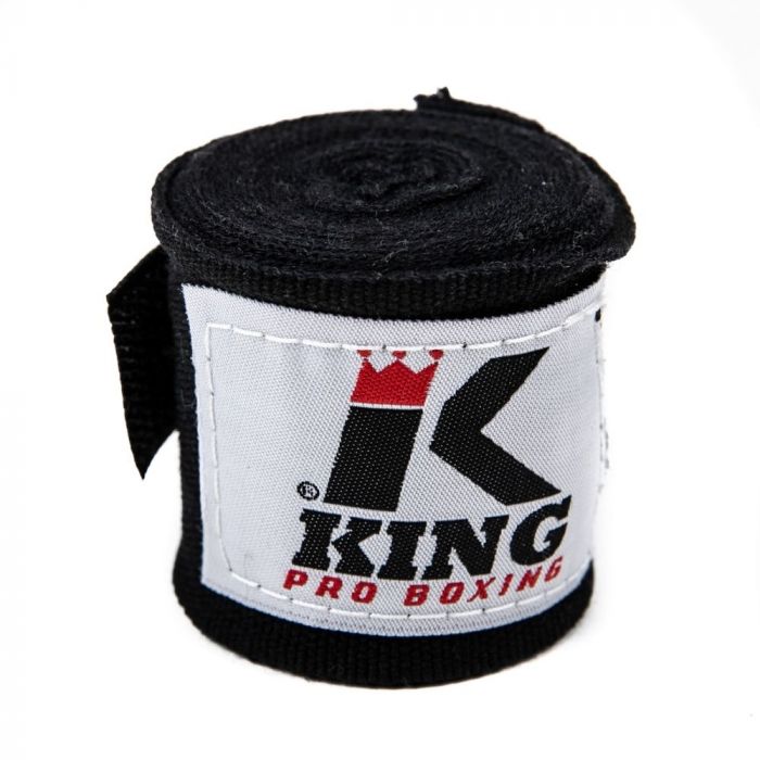 King Pro Kickboxing Bandages Zwart