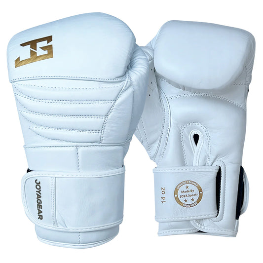 Joya Falcon Kickbokshandschoen - wit/goud.