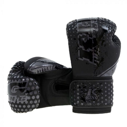 King Pro Boxing Hexagon 1 Bokshandschoenen Voor Kids Zwart/Zwart