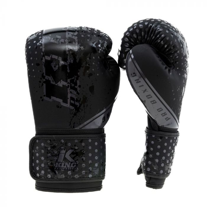 King Pro Boxing Hexagon 1 Bokshandschoenen Voor Kids Zwart/Zwart