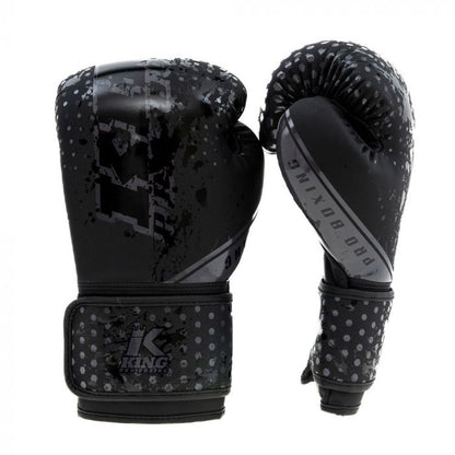 King Pro Boxing Hexagon 1 Bokshandschoenen Voor Kids Zwart/Zwart
