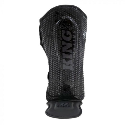 King Pro Boxing Hexagon 1 - Scheenbeschermers Voor Kids -Zwart/Zwart