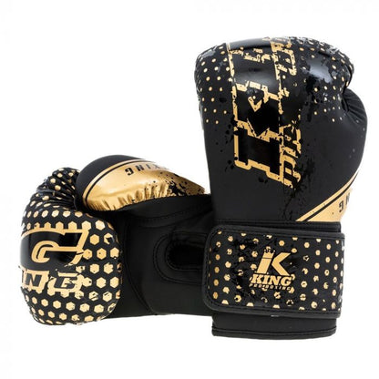 King Pro Boxing Hexagon 2 Bokshandschoenen Voor Kids Zwart/Goud