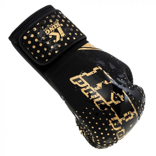 King Pro Boxing Hexagon 2 Bokshandschoenen Voor Kids Zwart/Goud