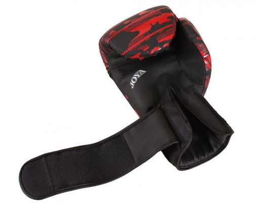 Joya Camo V2 Kickboxing Gloves black-Red